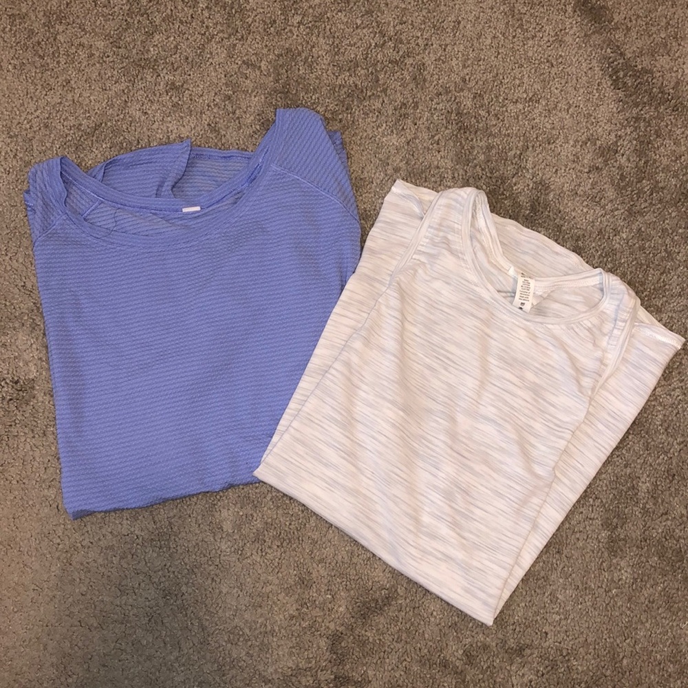 2 LuluLemon Tie Back Tops